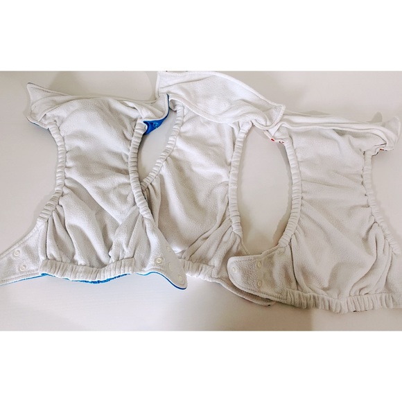 Charlie Banana Pocket Cloth Diaper 3 Pack “Oceana” - Picture 2 of 6